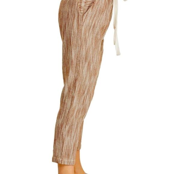 Free People light at sunrise cotton cropped drawstring pants - Picture 3 of 9